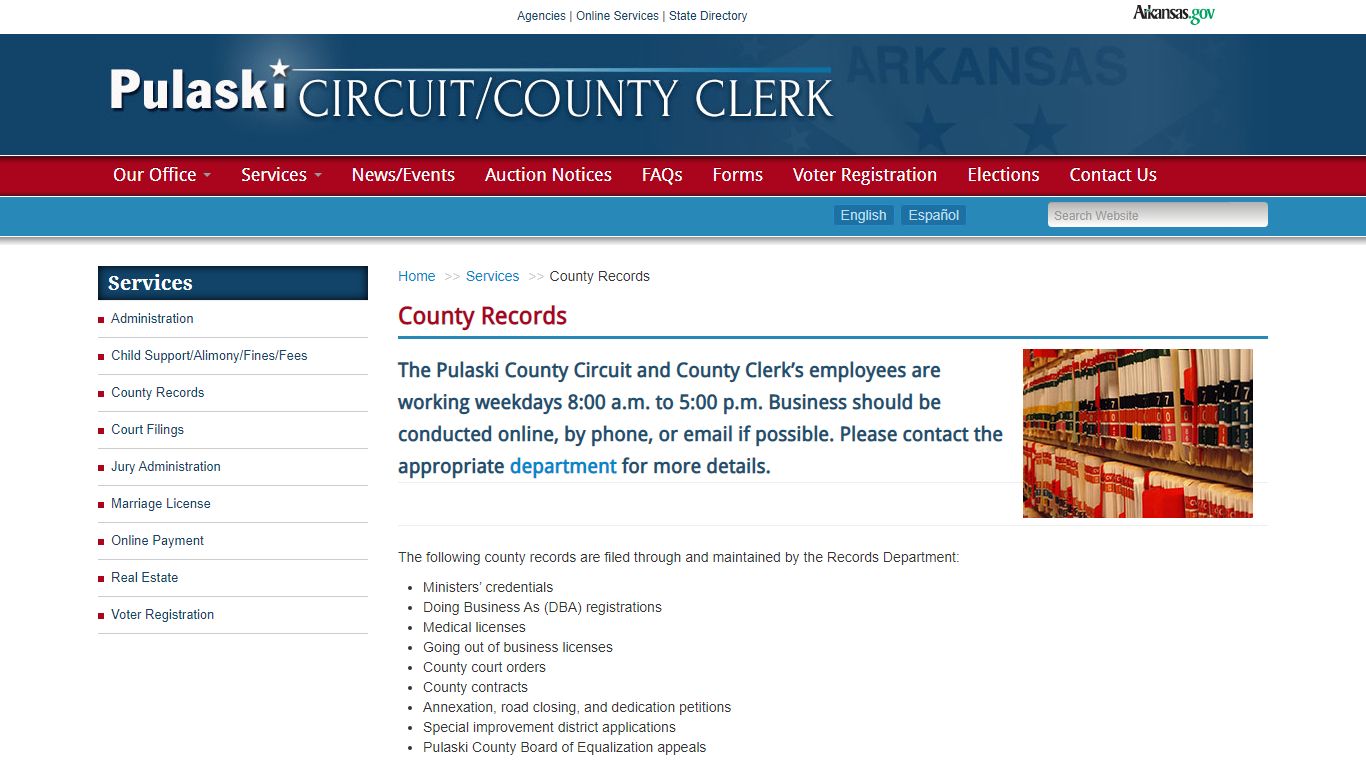 Pulaski Circuit/County Clerk